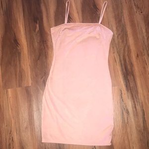 Velvet body con dress